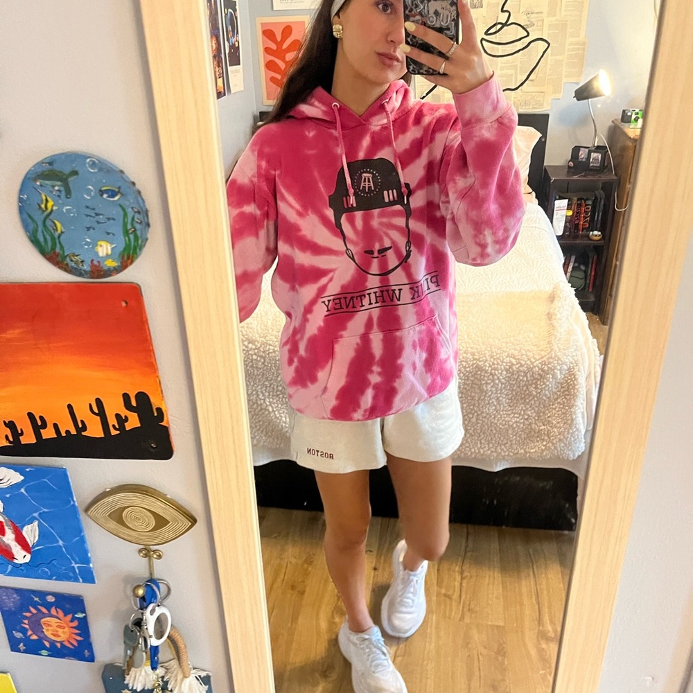 Barstool Pink Whitney Tie Dye Hoodie
